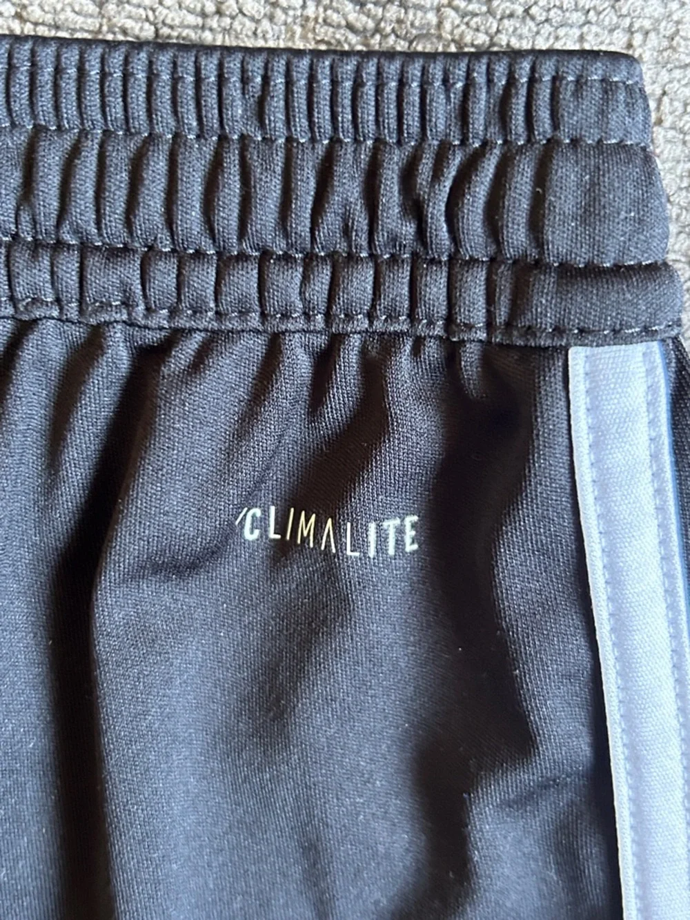 adidas Black and White Kids Athletic Shorts